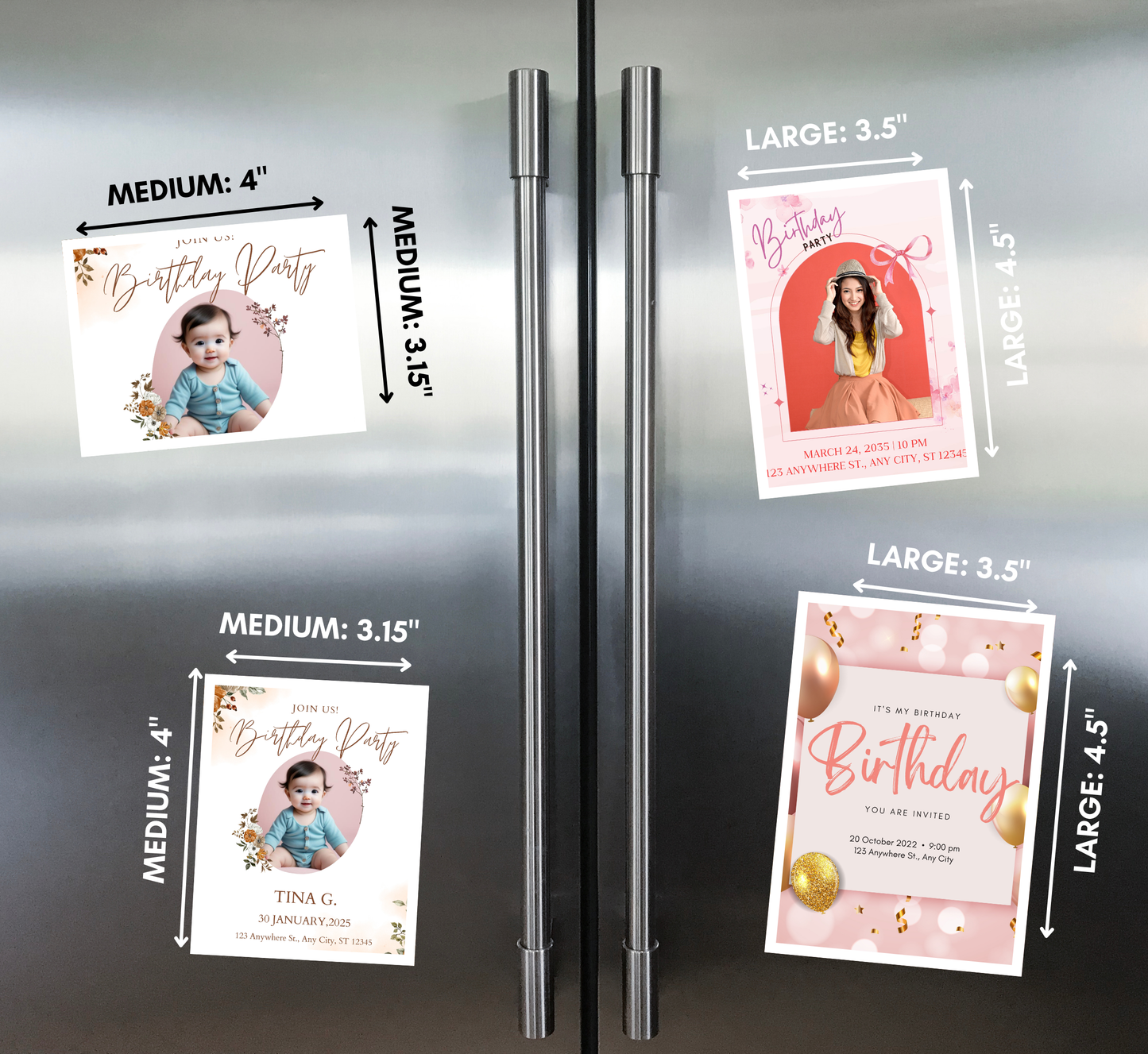 Invitation Magnets | Event Invite Ideas | Save the Date Magnets