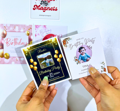 Invitation Magnets | Event Invite Ideas | Save the Date Magnets