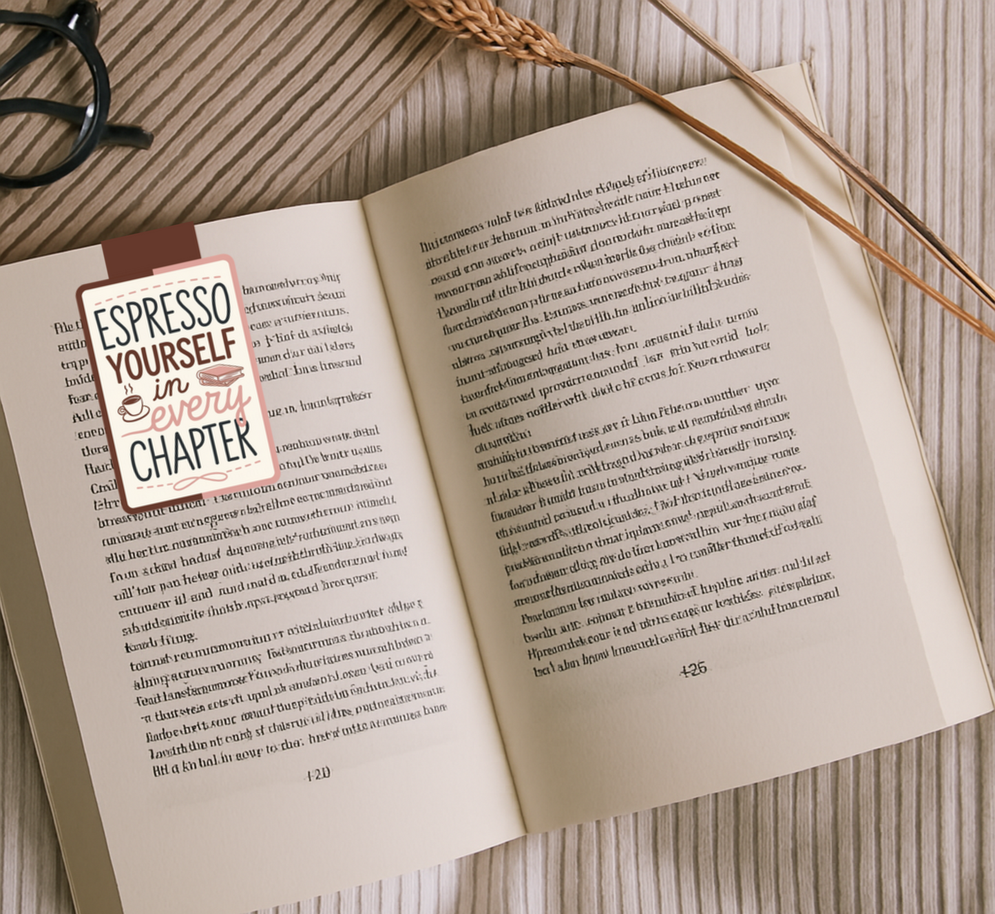 'Espresso' Magnetic Bookmark – Coffee Magnetic Bookmark