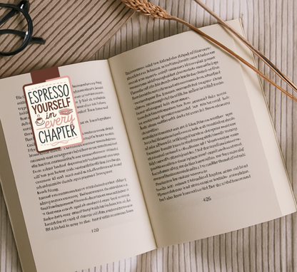 'Espresso' Magnetic Bookmark – Coffee Magnetic Bookmark