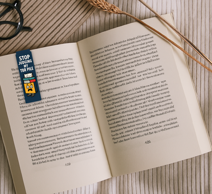 'TBR Pile' (Blue) Magnetic Bookmark | Book Club Accessories
