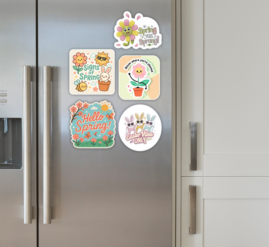 Spring Has Sprung – Floral & Easter Magnet Pack