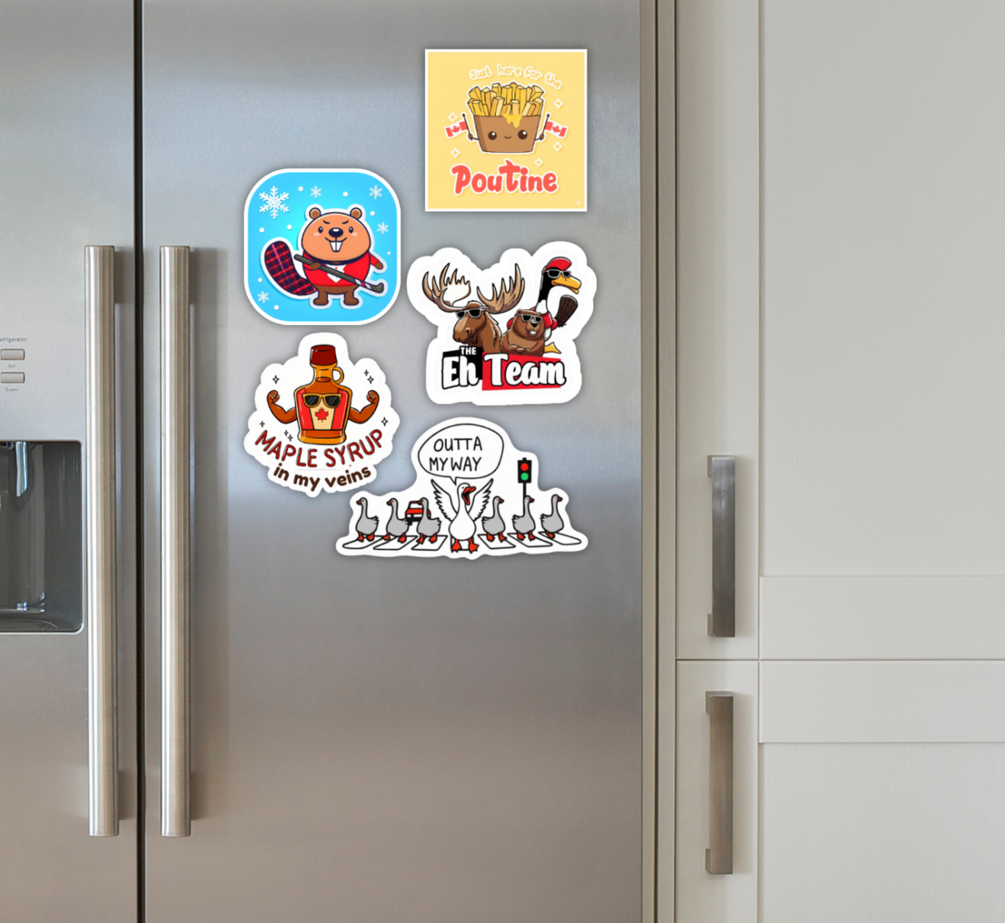 Here for the Poutine – Canadian Food Magnet Pack