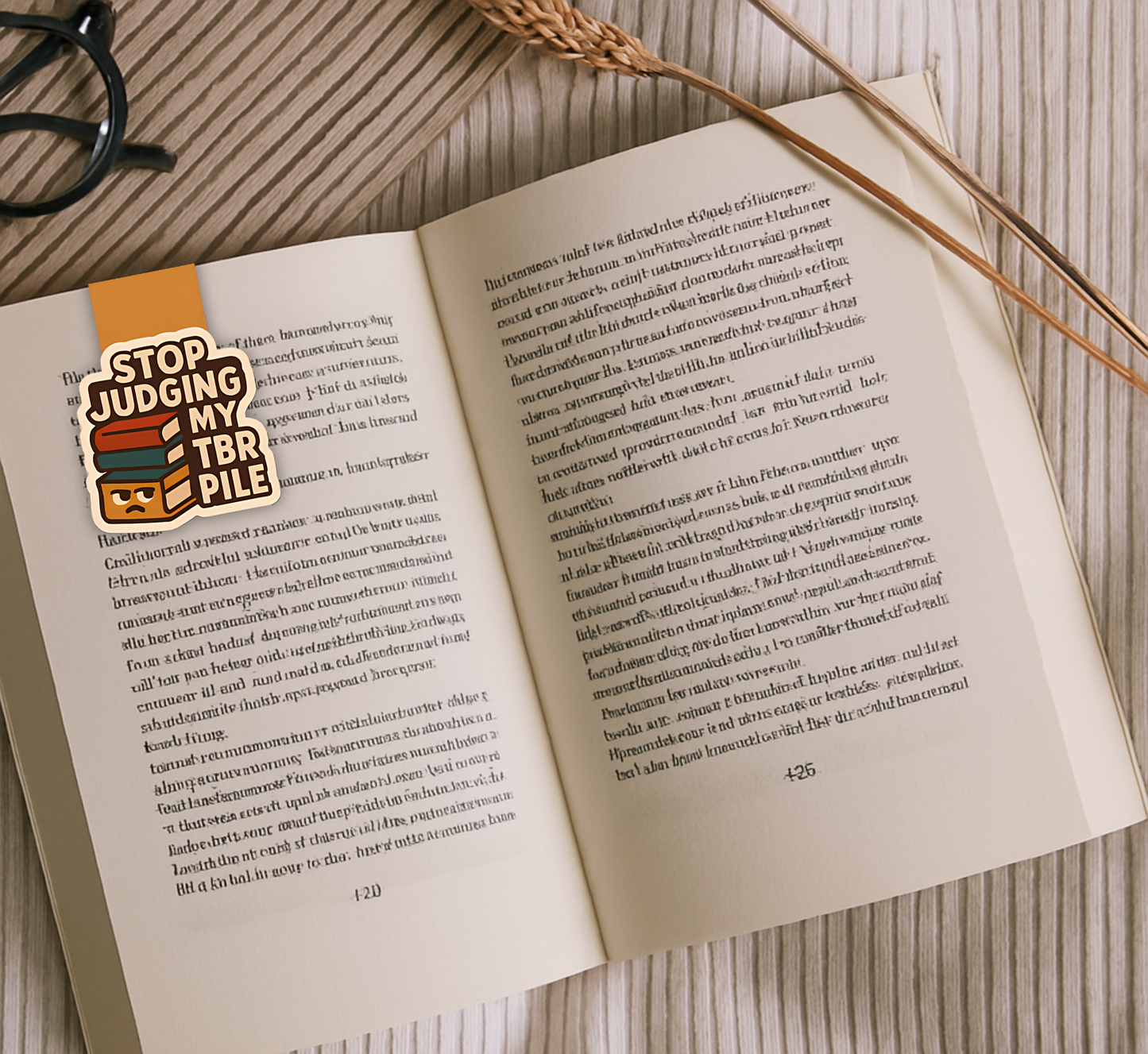 'TBR Pile' Magnetic Bookmark – Funny Magnetic Bookmark