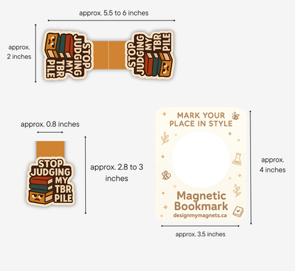 'TBR Pile' Magnetic Bookmark – Funny Magnetic Bookmark