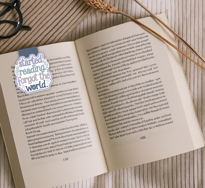 'Started Reading' Magnetic Bookmark for Book Lovers | Cute Gift for Readers