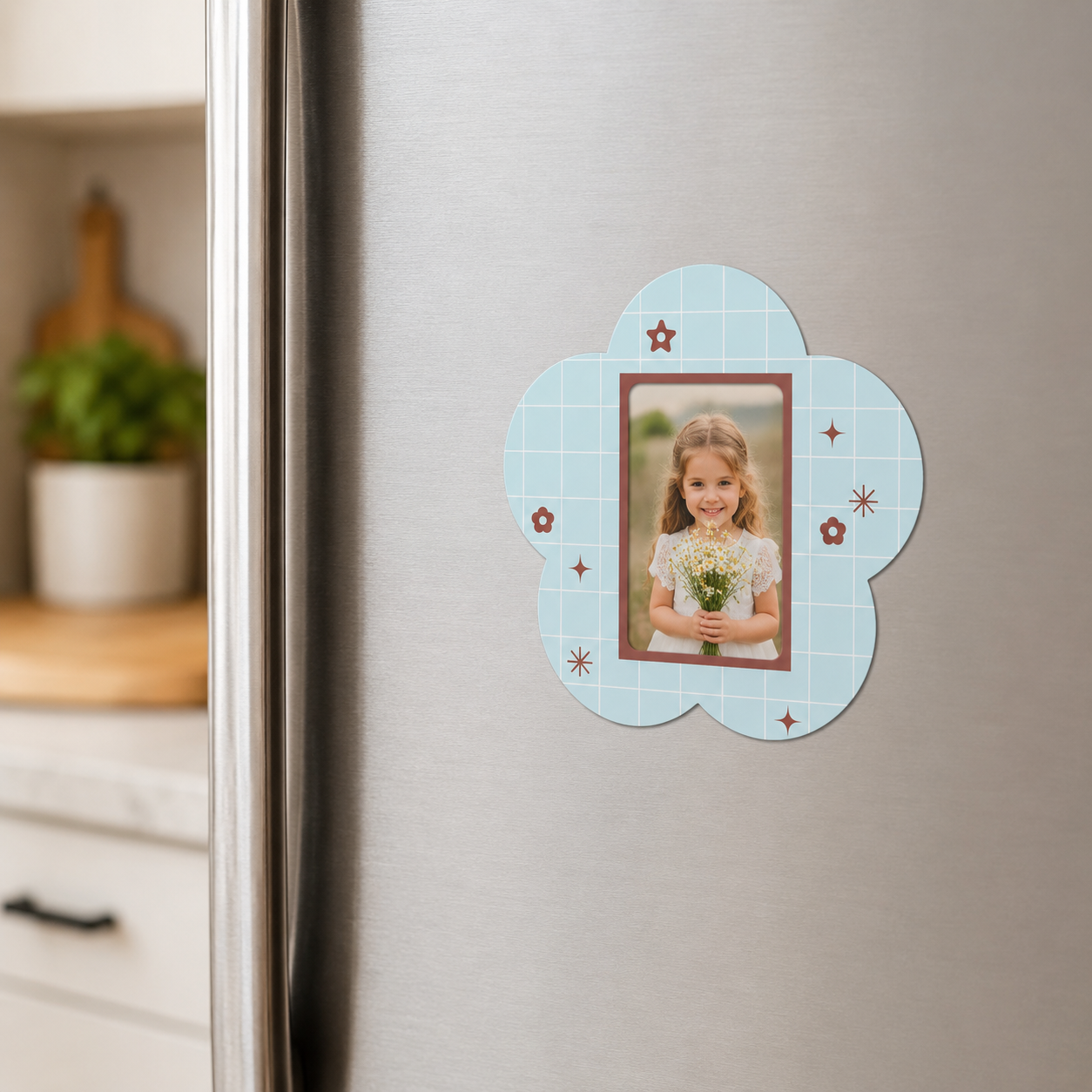 Daisy Grid Mini Magnetic Frame