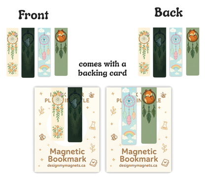 [Pack of 4] Dreamcatcher Magnetic Bookmark Collection