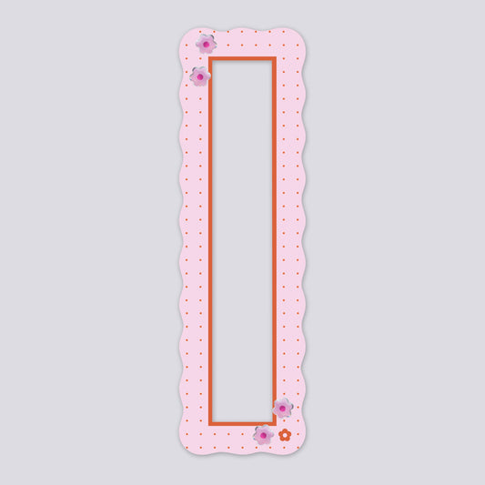 Pink Scrapbook Magnetic Vintage Photobooth Frame
