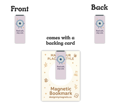 Cute Evil Eye Magnetic Bookmark | Funny Gift for Readers