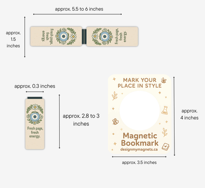 Fresh Energy Evil Eye Bookmark | Plant Lover Magnetic Bookmark