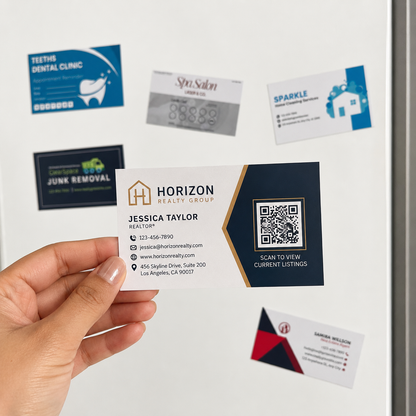 Custom Business Card Magnets | Flexible Magnetic Business Cards