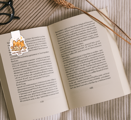 Sleepy Corgi Magnetic Bookmark | Funny Gift for Book Lovers
