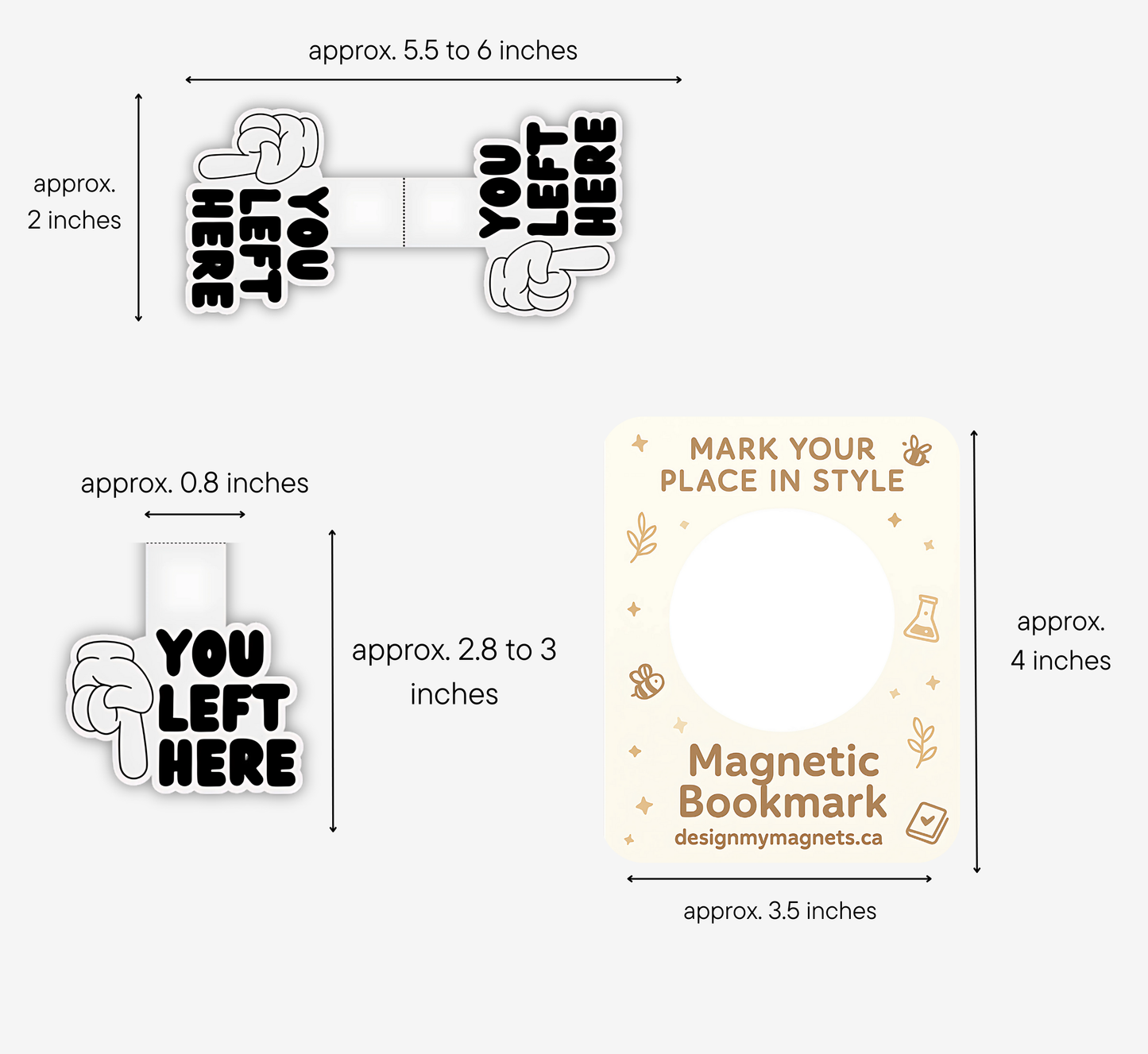 'You Left Here' Magnetic Bookmark | Funny Magnetic Bookmark