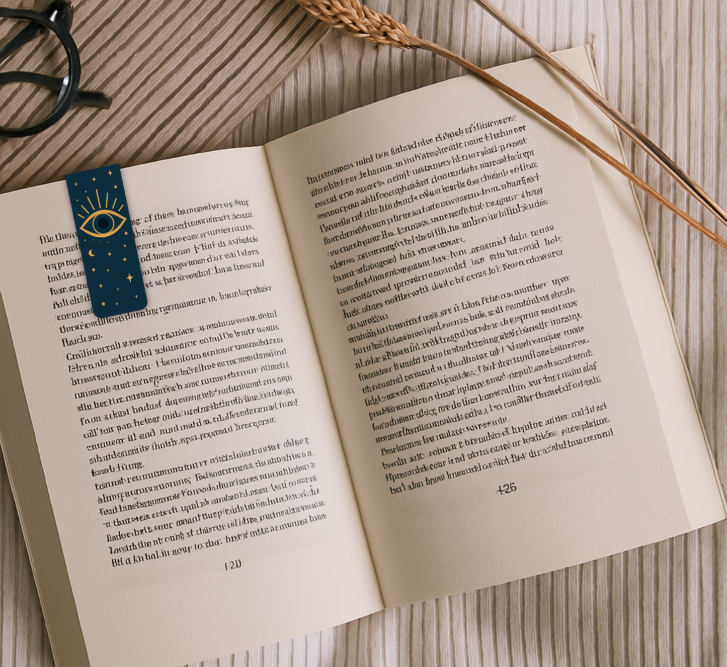 Mystical Evil Eye Magnetic Bookmark | Celestial Bookish Gift for Readers & Book Lovers