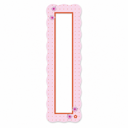 Pink Scrapbook Magnetic Vintage Photobooth Frame