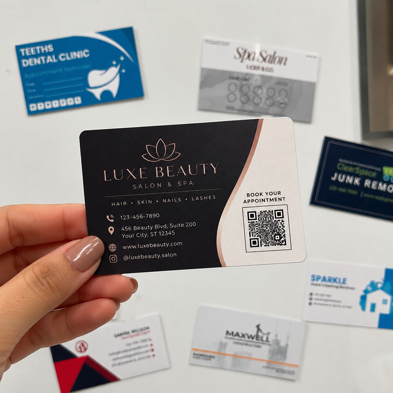 Custom Business Card Magnets | Flexible Magnetic Business Cards