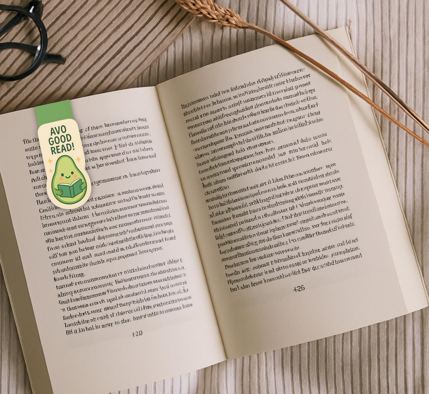 Avo Good Read! Magnetic Bookmark | Funny Avocado Book Accessory