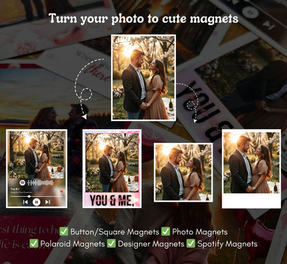 Custom Flexible Photo Fridge Magnets | Personalized Photo Magnets | Canada