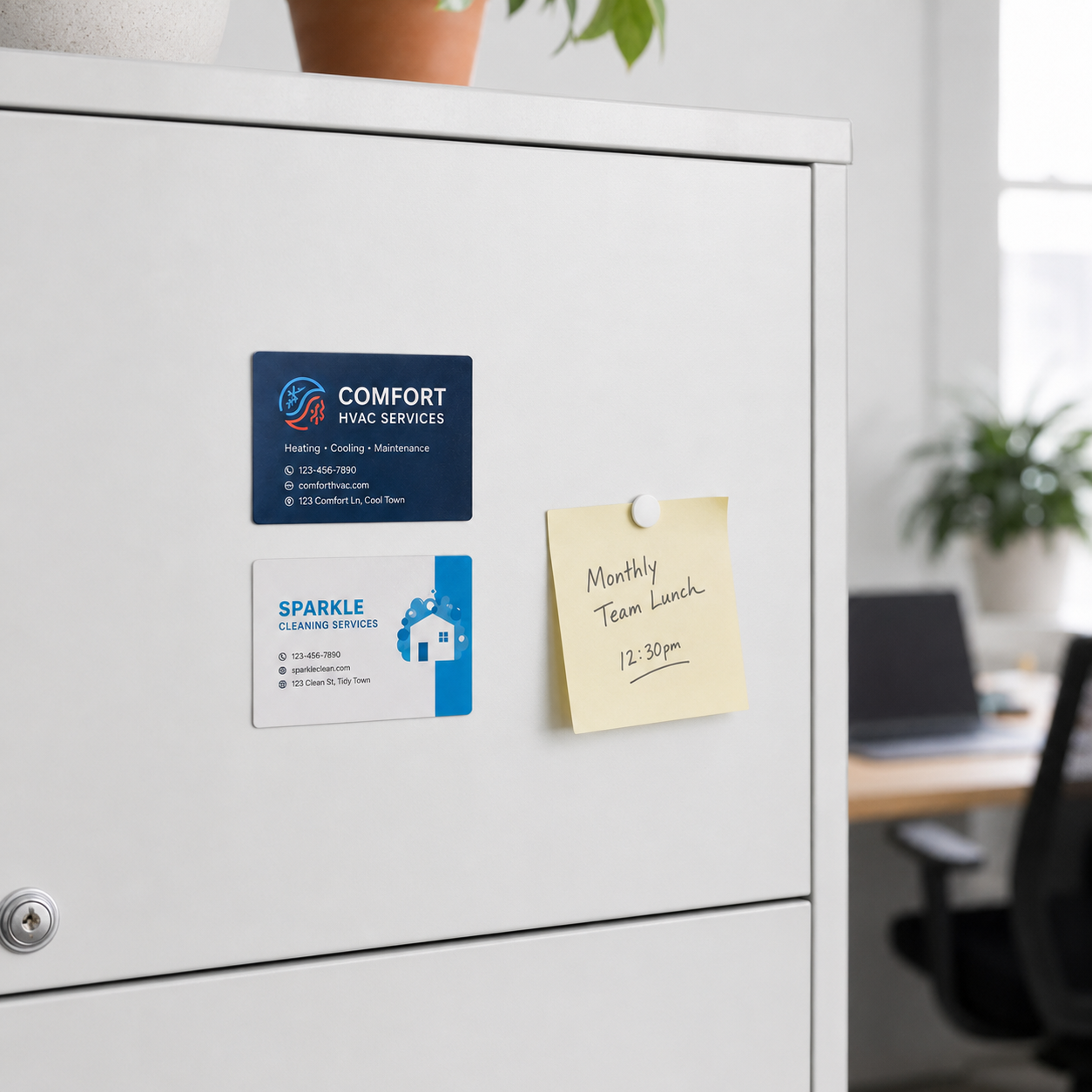Custom Business Card Magnets | Flexible Magnetic Business Cards