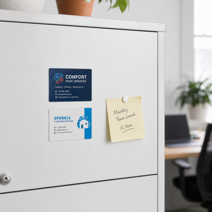 Custom Business Card Magnets | Flexible Magnetic Business Cards