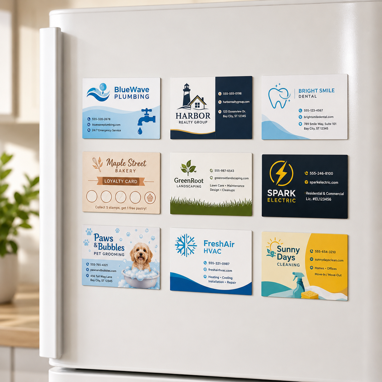 Custom Business Card Magnets | Flexible Magnetic Business Cards