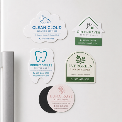 Custom Business Card Magnets | Flexible Magnetic Business Cards