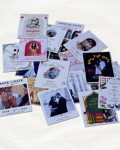 Custom Save the Date Magnets | Wedding Invites | Made in Canada