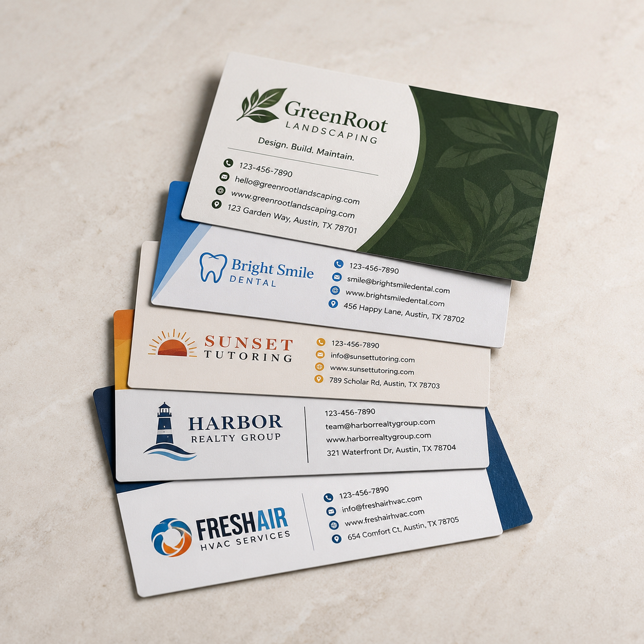 Custom Business Card Magnets | Flexible Magnetic Business Cards