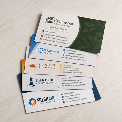 Custom Business Card Magnets | Flexible Magnetic Business Cards