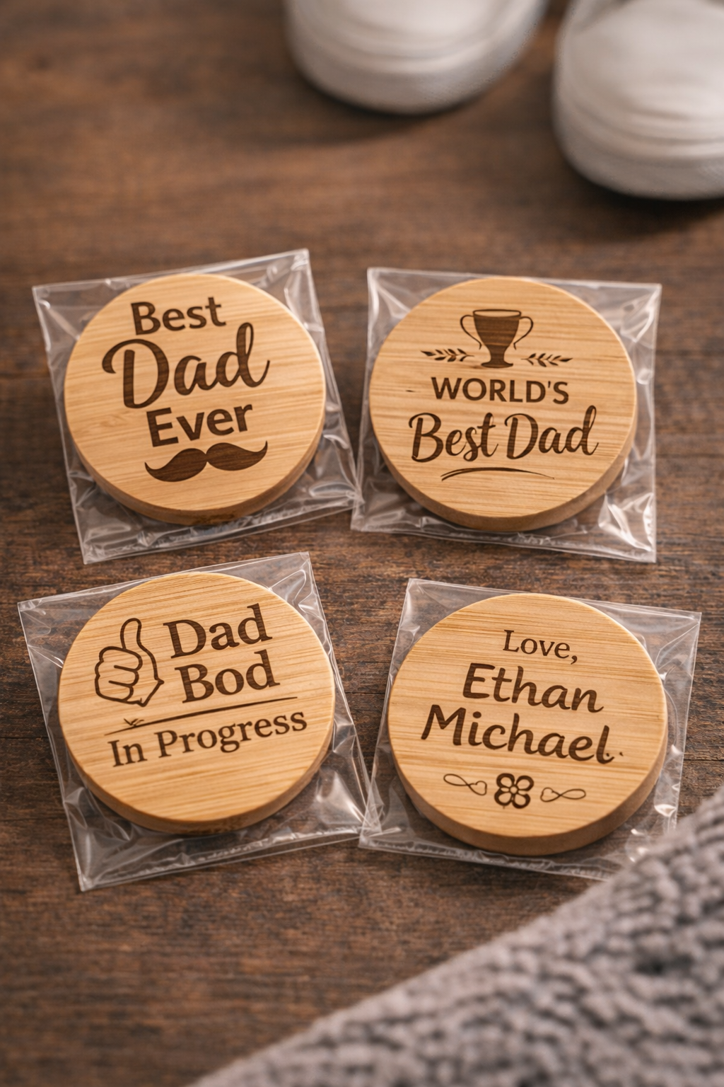 Custom Engraved Wooden Magnetic Bottle Opener