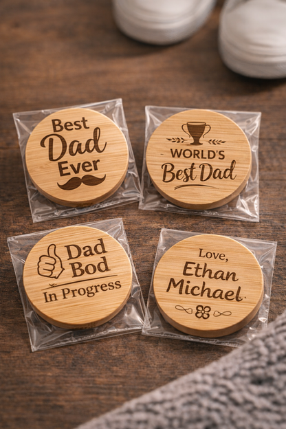 Custom Engraved Wooden Magnetic Bottle Opener