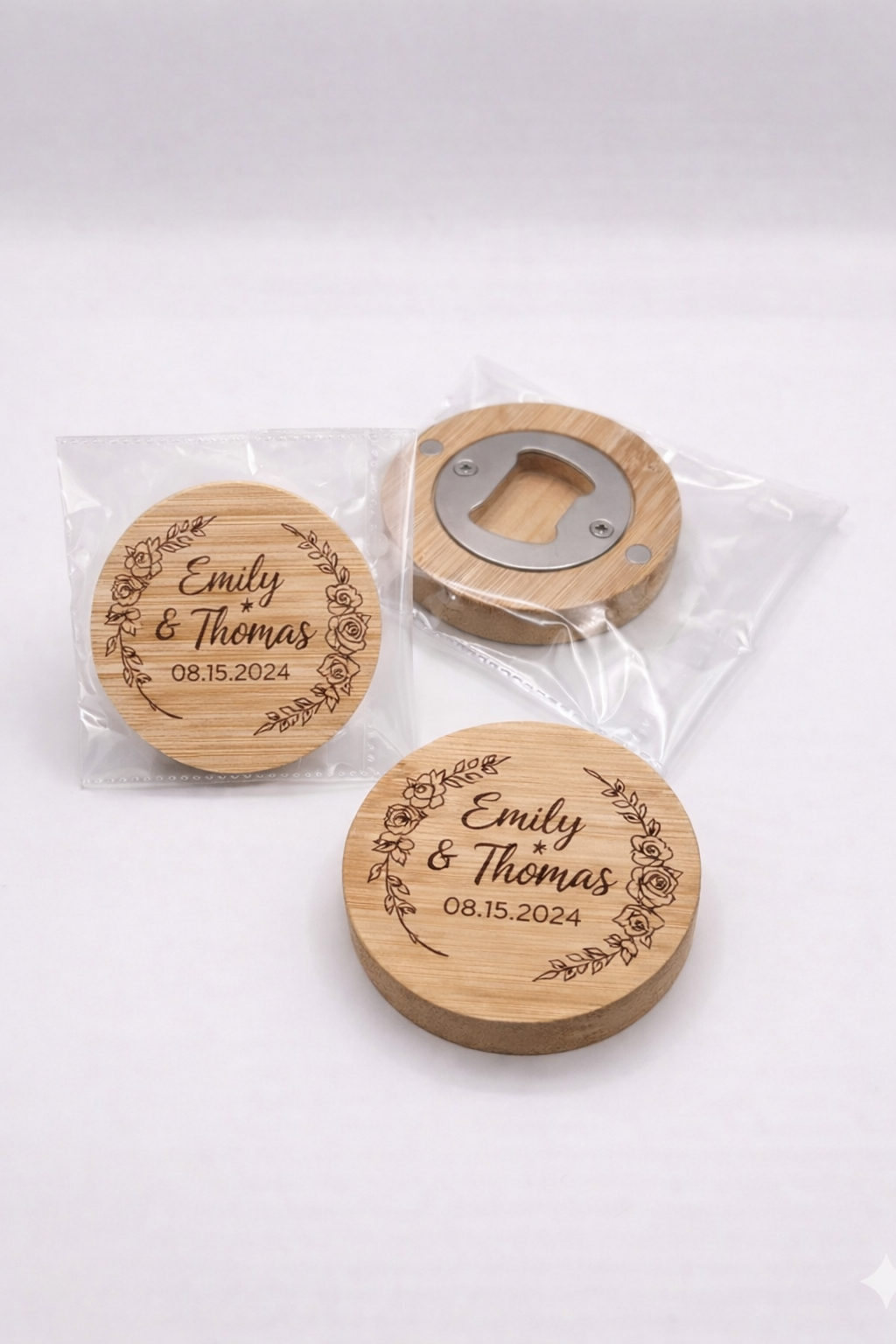 Custom Engraved Wooden Magnetic Bottle Opener