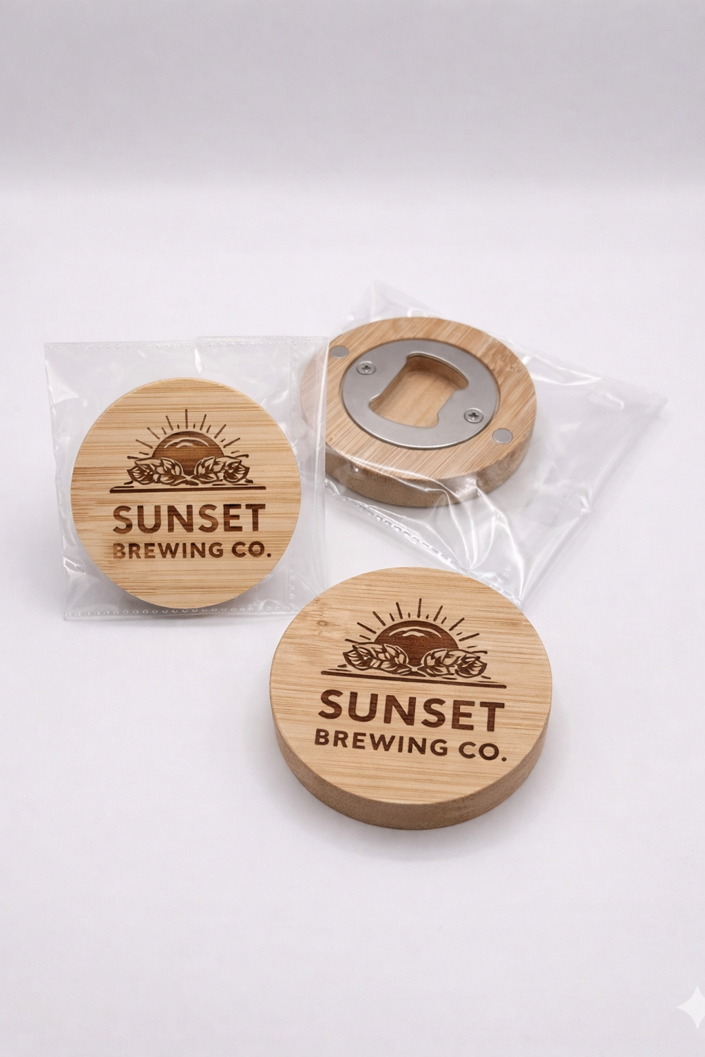 Custom Engraved Wooden Magnetic Bottle Opener