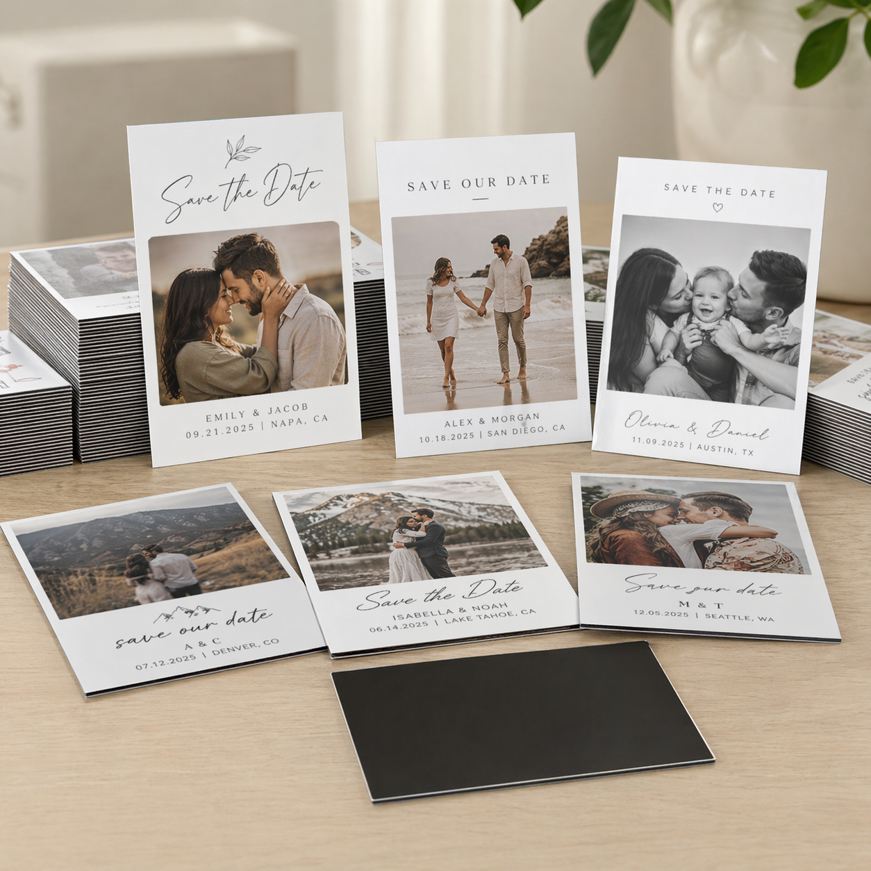 Custom Save the Date Magnets | Wedding Invites | Made in Canada