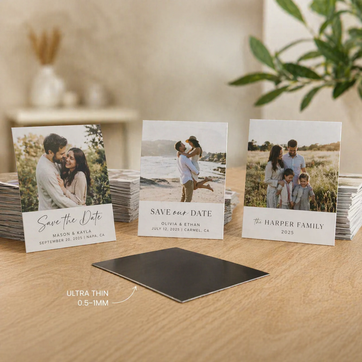 Custom Save the Date Magnets | Wedding Invites | Made in Canada
