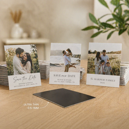 Custom Save the Date Magnets | Wedding Invites | Made in Canada