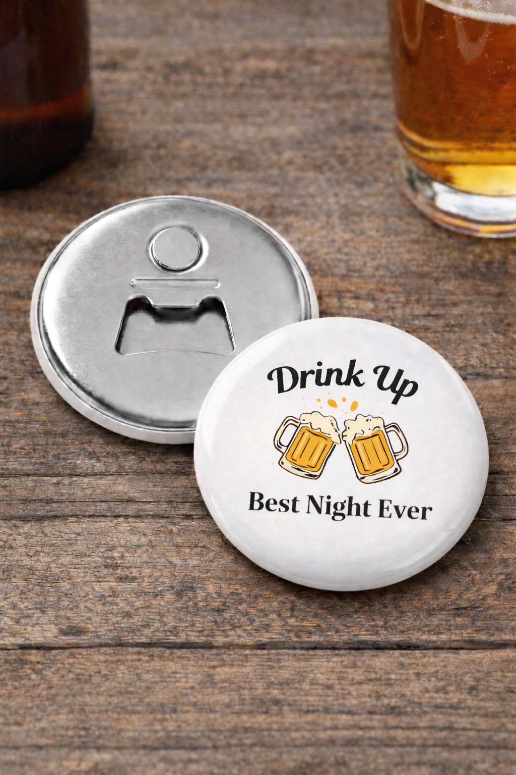 58mm Magnetic Bottle Opener – Custom, Personalized for Any Occasion