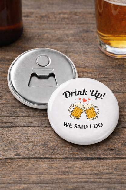 58mm Magnetic Bottle Opener – Custom, Personalized for Any Occasion