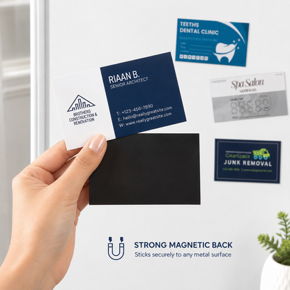 Custom Business Card Magnets | Flexible Magnetic Business Cards