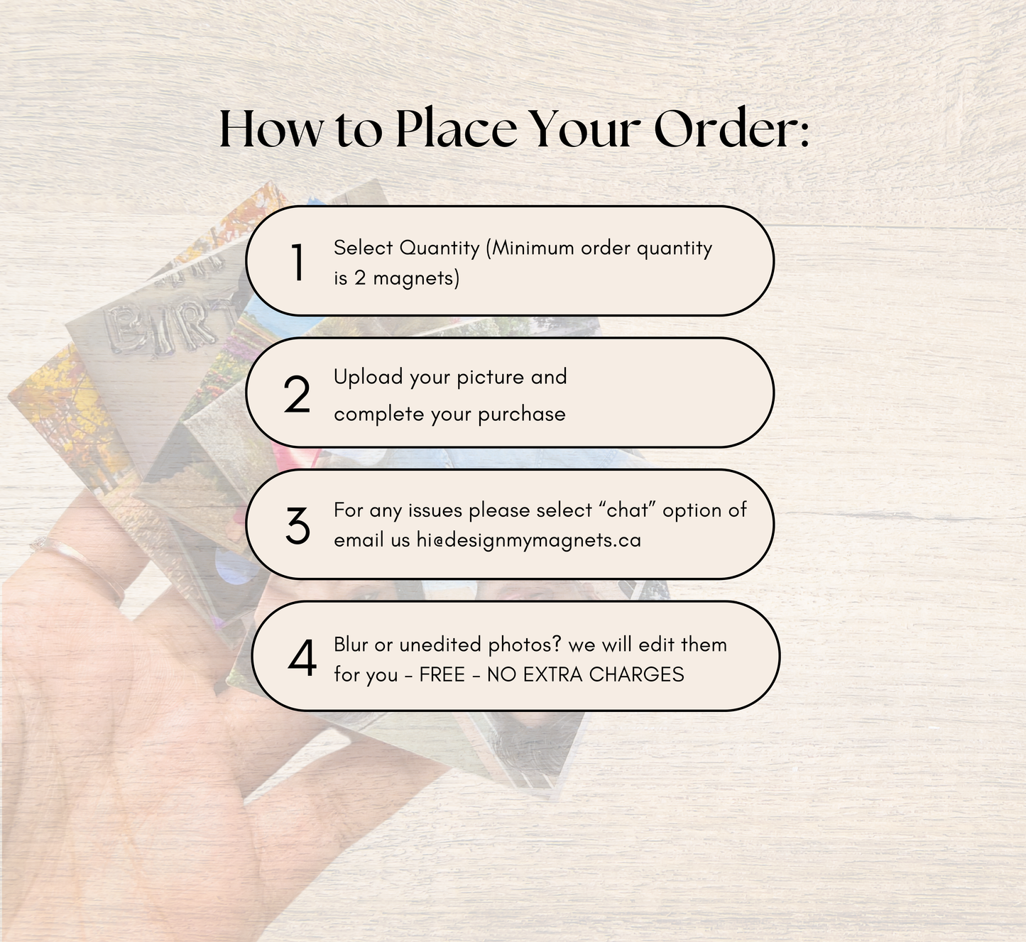 Custom Square Button Magnets (2.5") – Personalized Photo Magnets