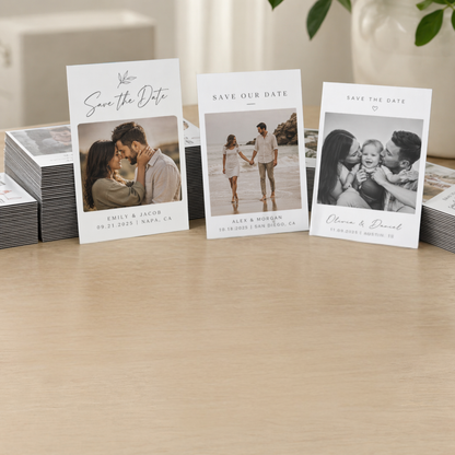 Custom Save the Date Magnets | Wedding Invites | Made in Canada
