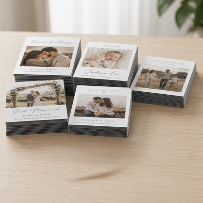 Custom Save the Date Magnets | Wedding Invites | Made in Canada