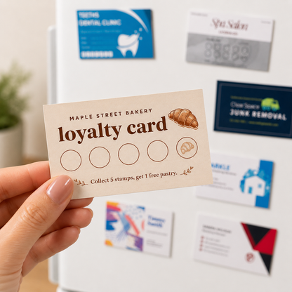 Custom Business Card Magnets | Flexible Magnetic Business Cards