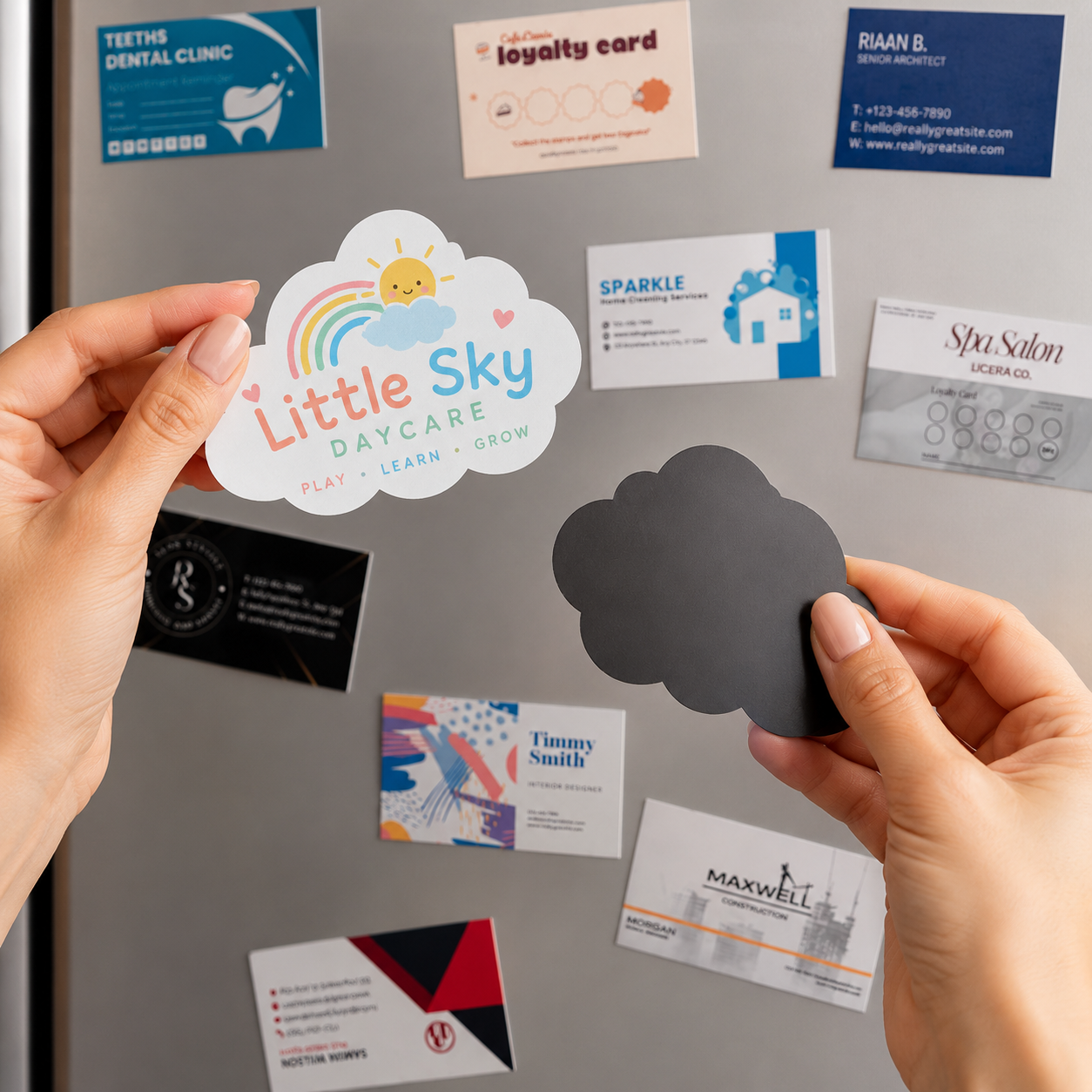 Custom Business Card Magnets | Flexible Magnetic Business Cards