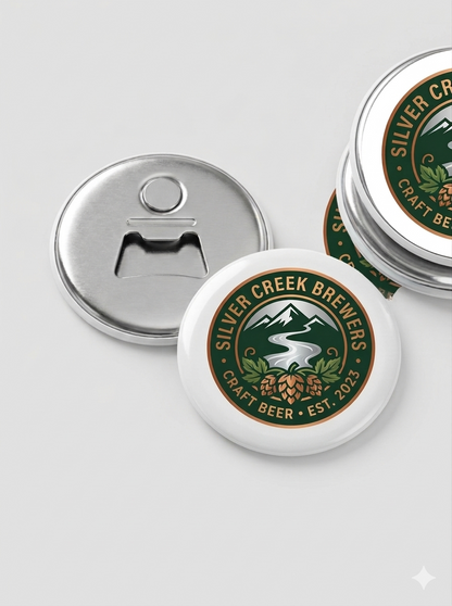 58mm Magnetic Bottle Opener – Custom, Personalized for Any Occasion