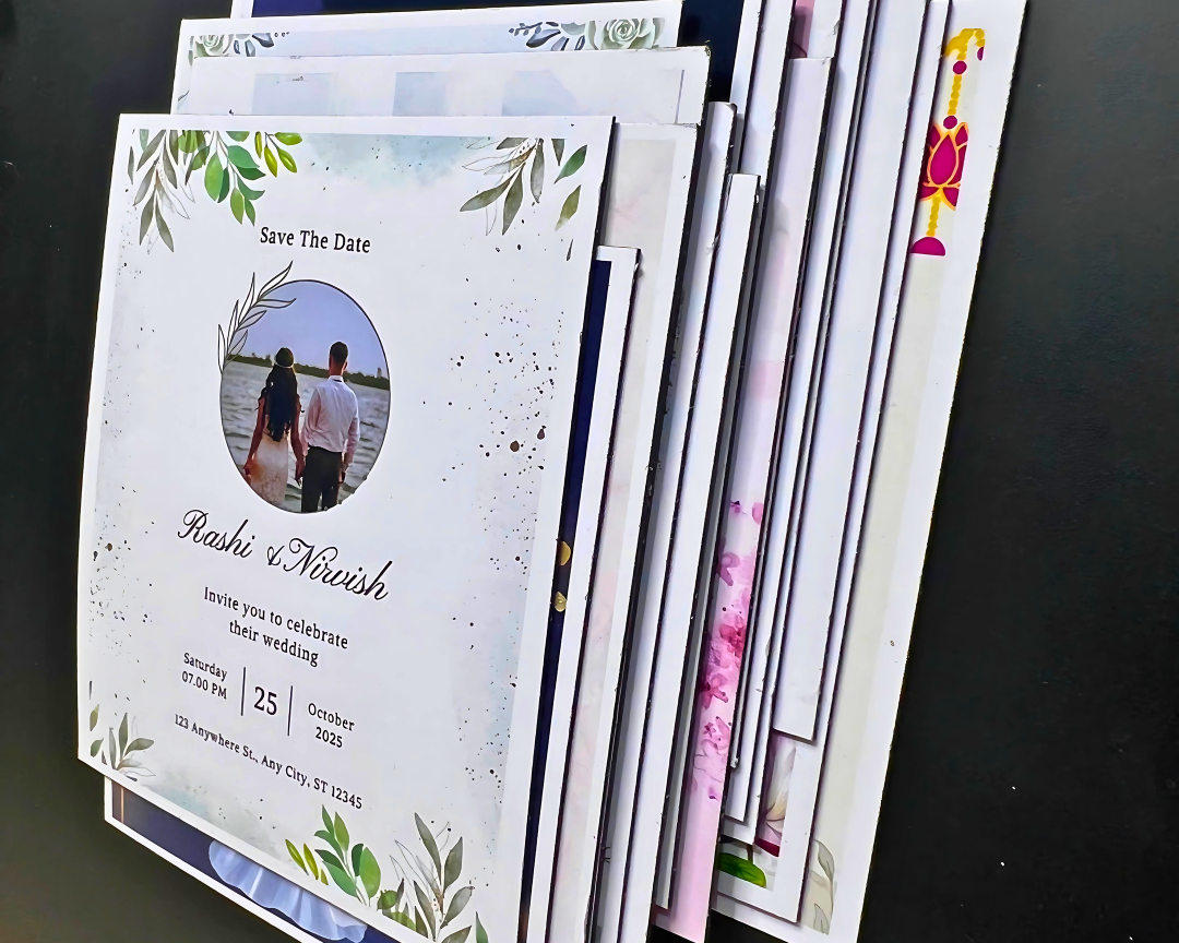 Custom Save the Date Magnets | Wedding Invites | Made in Canada