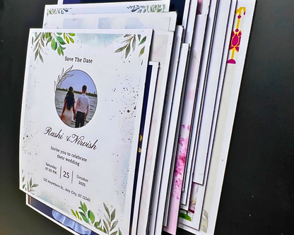 Custom Save the Date Magnets | Wedding Invites | Made in Canada