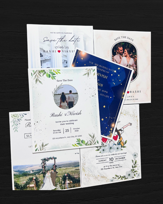 Custom Save the Date Magnets | Wedding Invites | Made in Canada