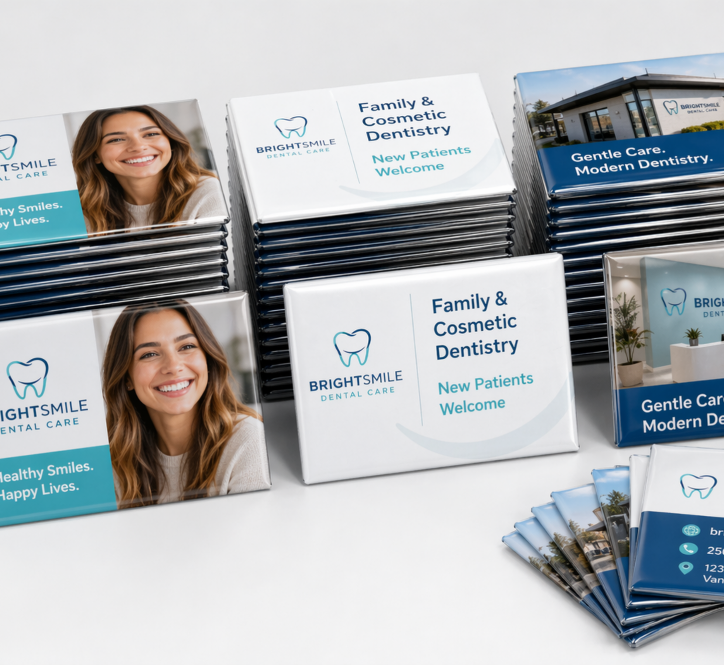 Bulk Custom Rectangle Magnets for Businesses, Events & Creators | 2.5" x 3.5"